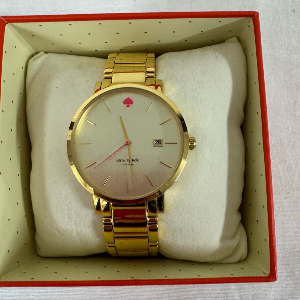 kate spade gold watch